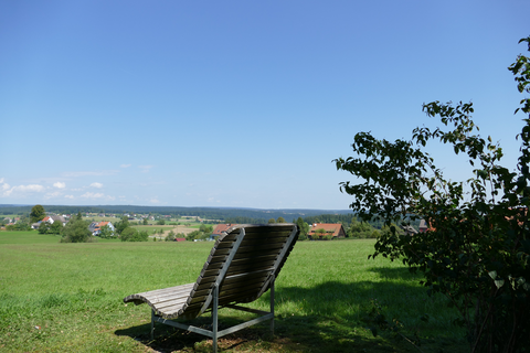 Blick zum Wieslochweg und Rötenberg