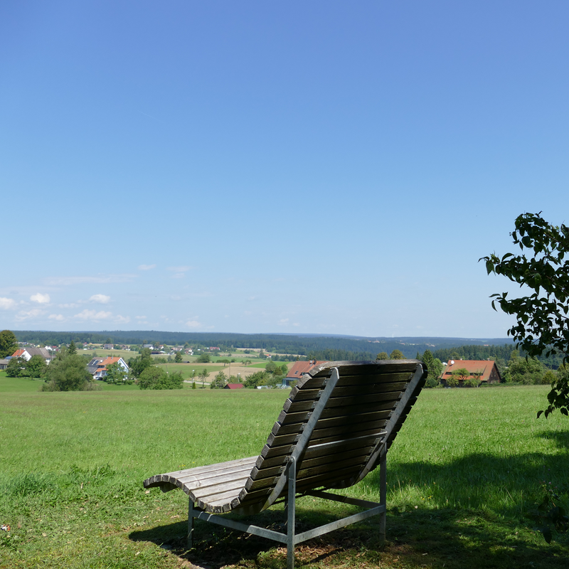 Blick zum Wieslochweg und Rötenberg